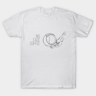 Coffee Time Cup of Big Face Coffee T-Shirt